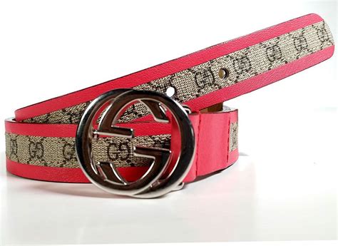 kids pink gucci belt|Gucci belt kids girls.